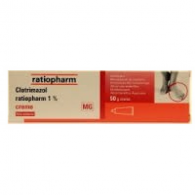 Clotrimazol Ratiopharm 1% MG, 10 mg/g-50 g x 1 creme bisnaga