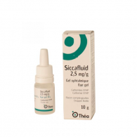 Siccafluid, 2,5 mg/g-10 g x 1 gel oft frasco