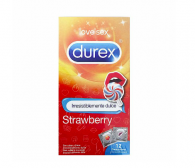 Durex Love Sex Preservativos Morango X12