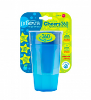 Dr Browns Cheers 360 Cop S/Boc300ml Azul 9m+