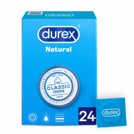 Durex Natural Preservativo X24