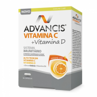 Advancis Vitamina C + D X 30 cáps.